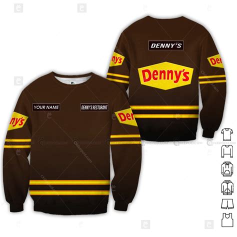 Denny's clothing - If you would like to buy a gift card online for an amount that isn't available for sale currently, please contact us at: 516-935-1110 Ext.5 and we will create your order for the amount and send you an invoice. Upon payment you will be issued the customized Denny's Gift Card.